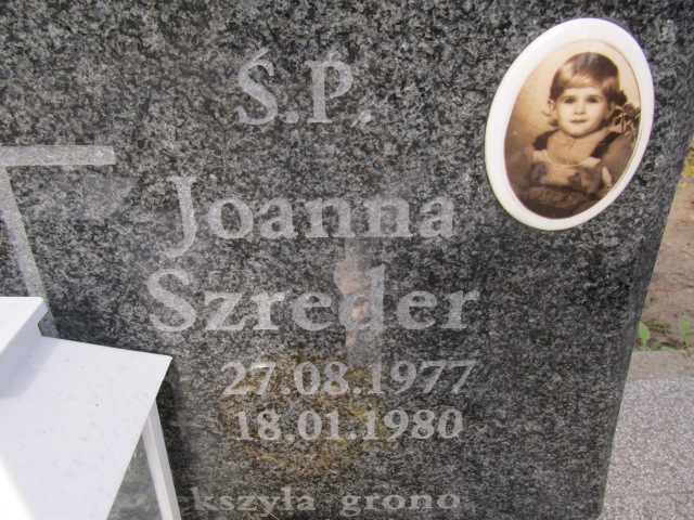 Joanna Szreder 1977 Malbork - Grobonet - Wyszukiwarka osób pochowanych