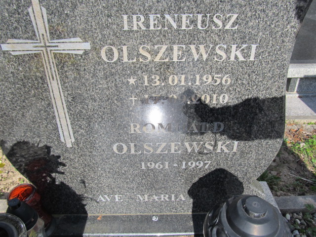 IRENUSZ Olszewski 1956 Malbork - Grobonet - Wyszukiwarka osób pochowanych