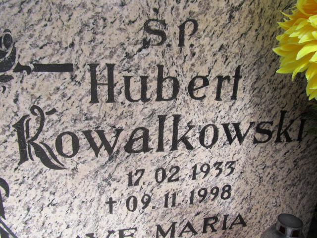 Hubert Kowalkowski 1933 Malbork - Grobonet - Wyszukiwarka osób pochowanych