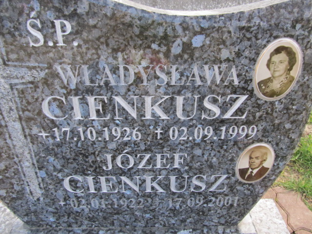 Józef Cienkusz 1922 Malbork - Grobonet - Wyszukiwarka osób pochowanych