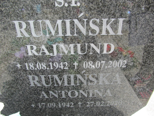 Rajmund Rumiński 1942 Malbork - Grobonet - Wyszukiwarka osób pochowanych