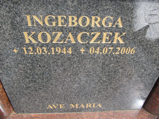Waldemar Kozaczek 1965 Malbork - Grobonet - Wyszukiwarka osób pochowanych