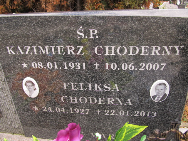 Kazimierz Choderny 1931 Malbork - Grobonet - Wyszukiwarka osób pochowanych