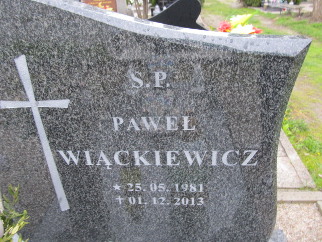 Paweł Wiąckiewicz 1981 Malbork - Grobonet - Wyszukiwarka osób pochowanych