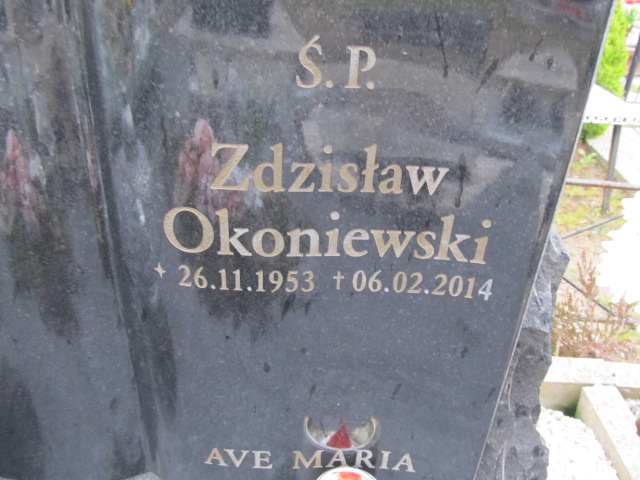 Elżbieta Okoniewska 1953 Malbork - Grobonet - Wyszukiwarka osób pochowanych