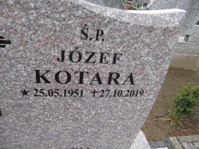 Józef Kotara 1951 Malbork - Grobonet - Wyszukiwarka osób pochowanych