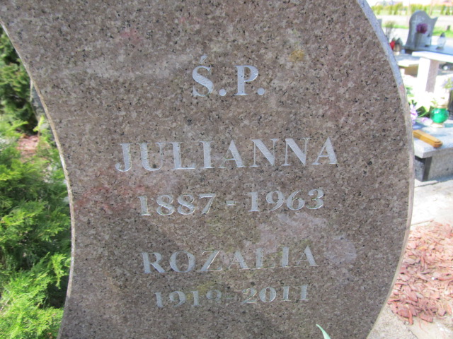 Julianna Kendzierska 1887 Malbork - Grobonet - Wyszukiwarka osób pochowanych