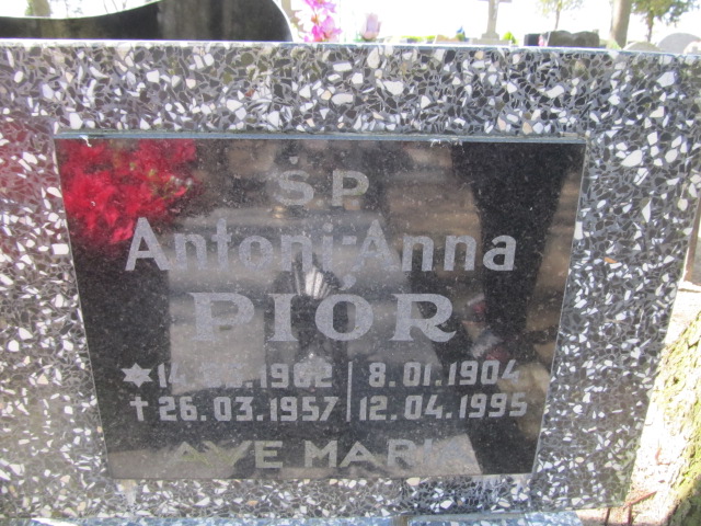 Anna Piór 1904 Malbork - Grobonet - Wyszukiwarka osób pochowanych