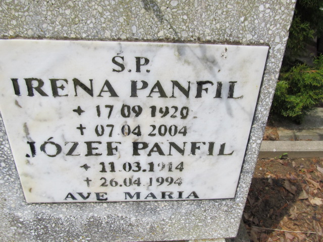 Irena Panfil 1920 Malbork - Grobonet - Wyszukiwarka osób pochowanych