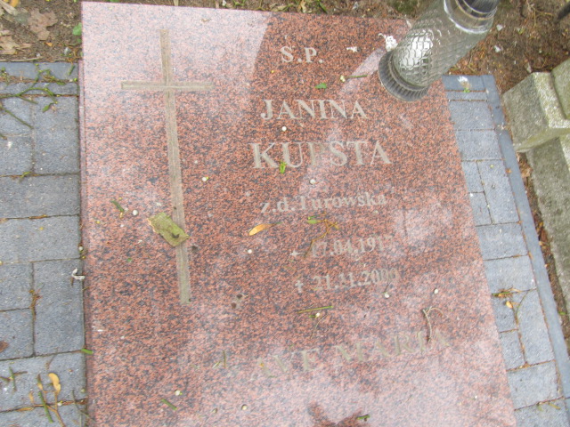 Janina Kupsta 1917 Malbork - Grobonet - Wyszukiwarka osób pochowanych