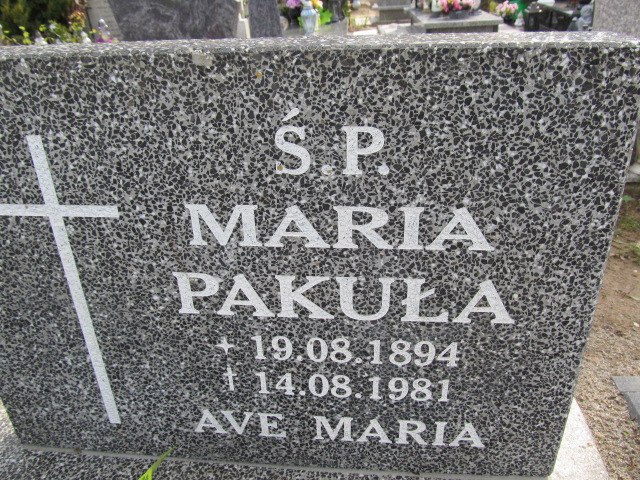 Marcin Pakuła 1925 Malbork - Grobonet - Wyszukiwarka osób pochowanych