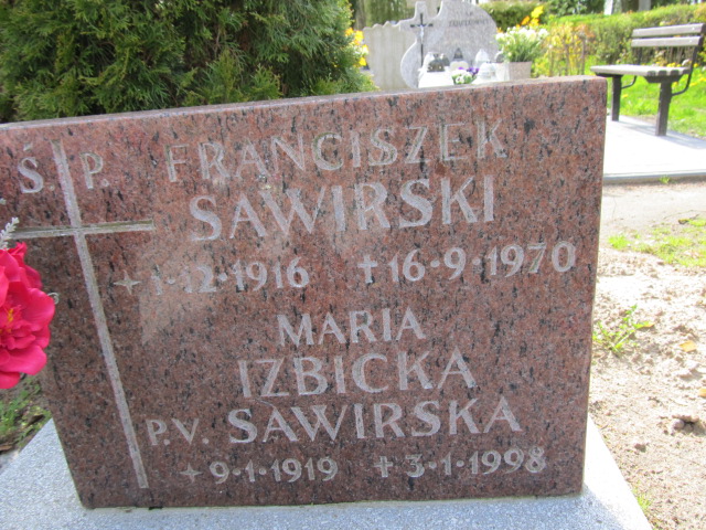 Maria Izbicka 1919 Malbork - Grobonet - Wyszukiwarka osób pochowanych