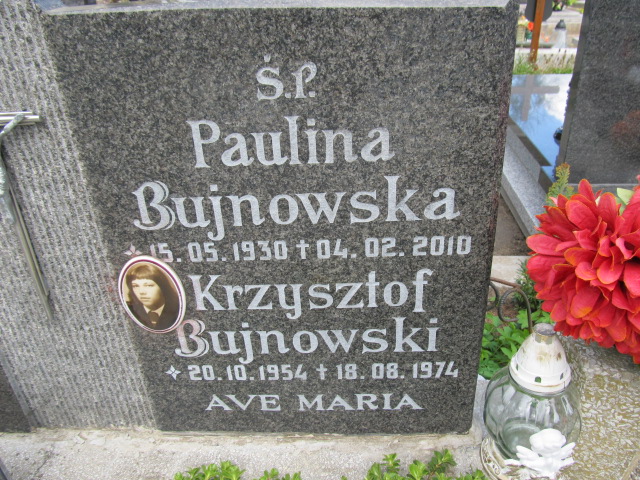 Krzysztof Bujnowski 1954 Malbork - Grobonet - Wyszukiwarka osób pochowanych