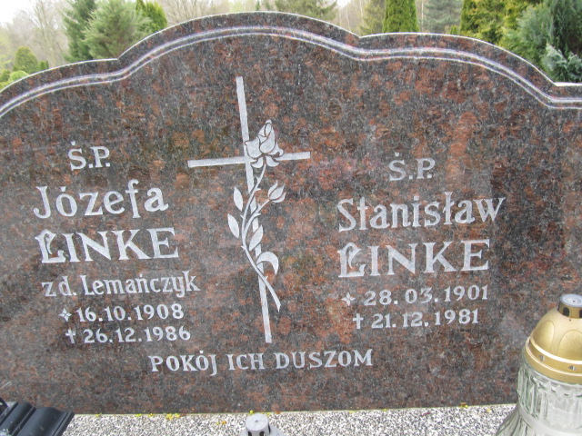 Józefa-(4) Linke 1908 Malbork - Grobonet - Wyszukiwarka osób pochowanych