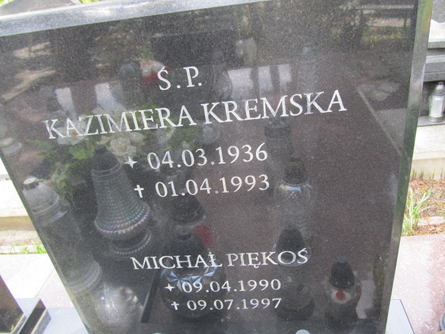 Kazimiera-(4) Kremska 1936 Malbork - Grobonet - Wyszukiwarka osób pochowanych