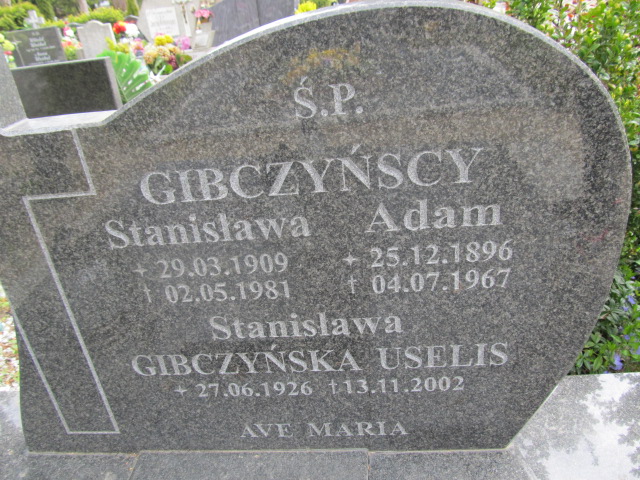 Adam Gibczyński 1896 Malbork - Grobonet - Wyszukiwarka osób pochowanych