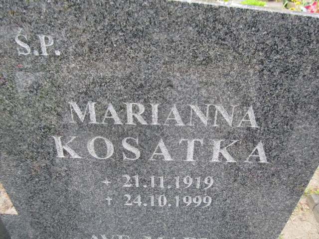 Marianna Kosatka 1919 Malbork - Grobonet - Wyszukiwarka osób pochowanych