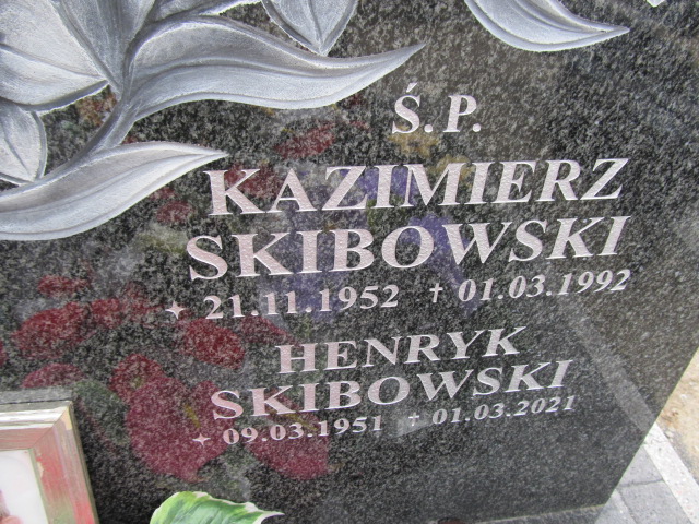 Kazimierz Skibowski 1952 Malbork - Grobonet - Wyszukiwarka osób pochowanych