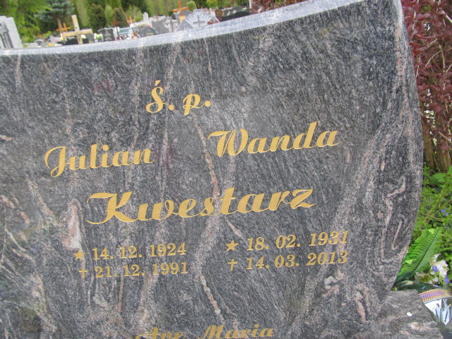 Julian Kwestarz 1924 Malbork - Grobonet - Wyszukiwarka osób pochowanych