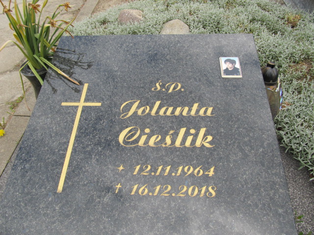 Jolanta Cieślik 1964 Malbork - Grobonet - Wyszukiwarka osób pochowanych