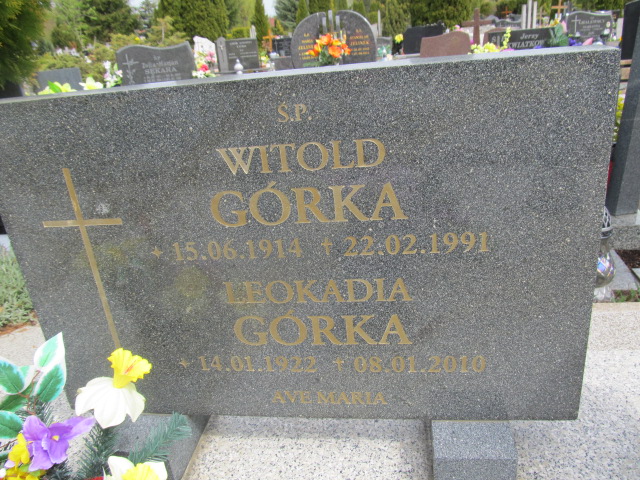 Leokadia Górka 1922 Malbork - Grobonet - Wyszukiwarka osób pochowanych