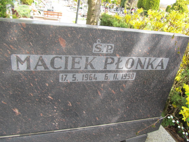 Maciej-(2) Płonka 1964 Malbork - Grobonet - Wyszukiwarka osób pochowanych