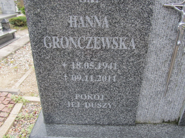 Hanna Gronczewska 1941 Malbork - Grobonet - Wyszukiwarka osób pochowanych