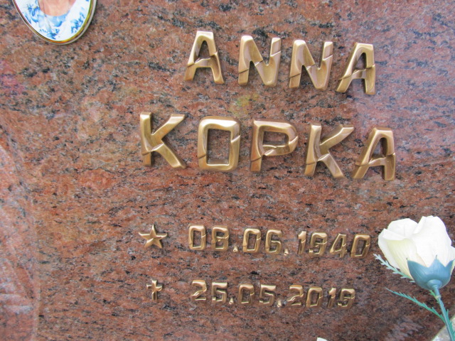 Anna Kopka 1940 Malbork - Grobonet - Wyszukiwarka osób pochowanych