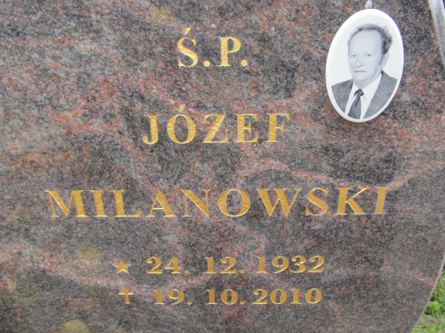Józef Milanowski 1932 Malbork - Grobonet - Wyszukiwarka osób pochowanych