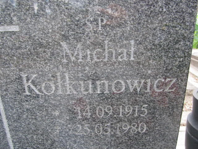 Michał Kołkunowicz 1915 Malbork - Grobonet - Wyszukiwarka osób pochowanych