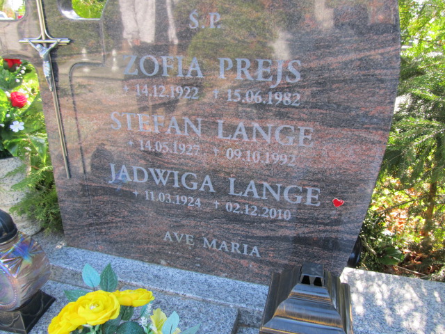 Adam Lange 1950 Malbork - Grobonet - Wyszukiwarka osób pochowanych