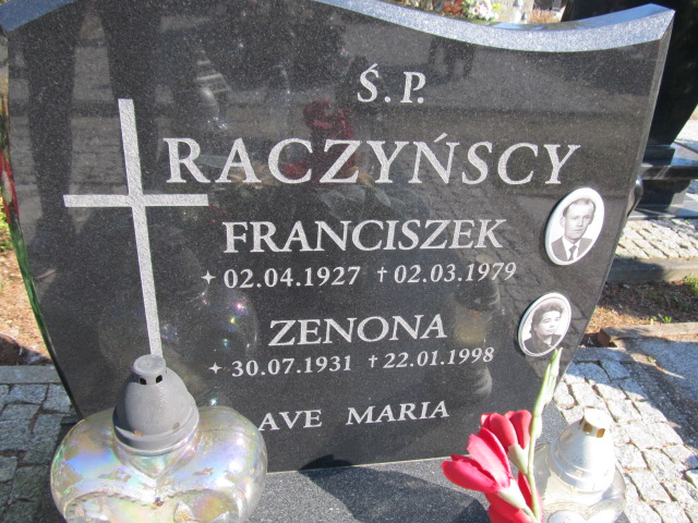 Franciszek Raczyński 1927 Malbork - Grobonet - Wyszukiwarka osób pochowanych