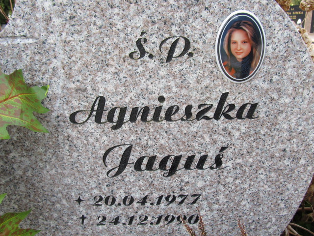 Agnieszka Jaguś 1977 Malbork - Grobonet - Wyszukiwarka osób pochowanych