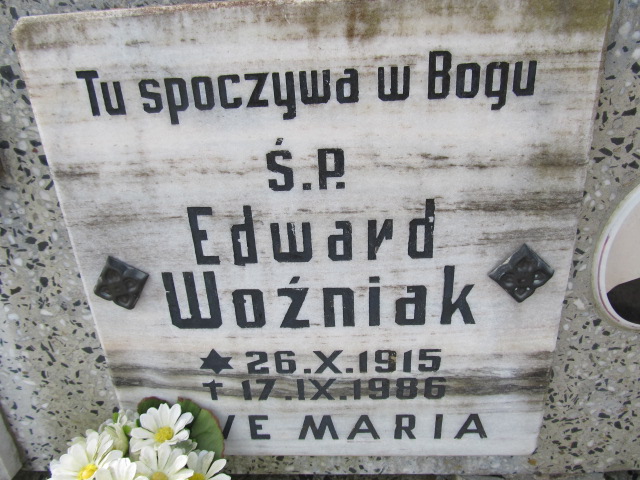 Edward Woźniak 1915 Malbork - Grobonet - Wyszukiwarka osób pochowanych