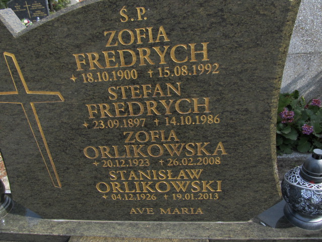 Stefan Fredrych 1897 Malbork - Grobonet - Wyszukiwarka osób pochowanych