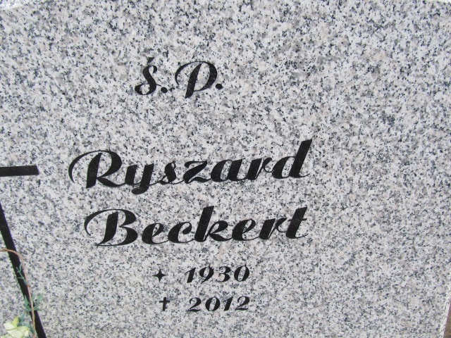 Ryszard Becker 1930 Malbork - Grobonet - Wyszukiwarka osób pochowanych