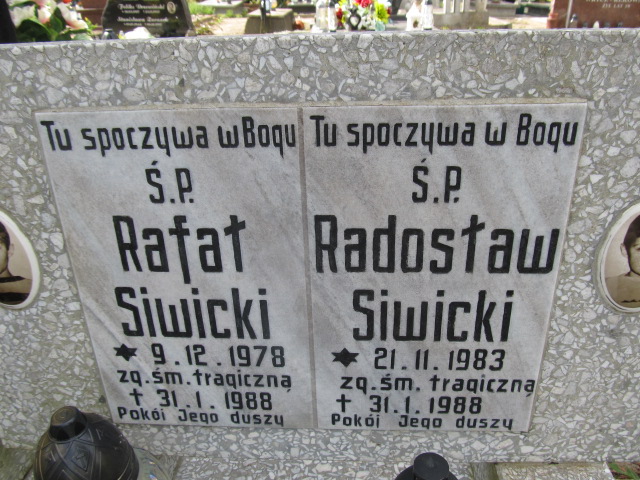 Radosław-Dziecko Siwicki 1983 Malbork - Grobonet - Wyszukiwarka osób pochowanych