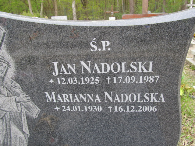 Jan Nadolski 1925 Malbork - Grobonet - Wyszukiwarka osób pochowanych