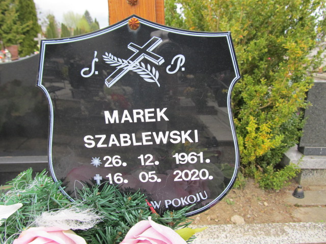 Marek Szablewski 1961 Malbork - Grobonet - Wyszukiwarka osób pochowanych
