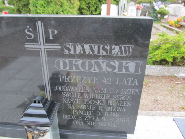 Stanisław Okoński 1951 Malbork - Grobonet - Wyszukiwarka osób pochowanych