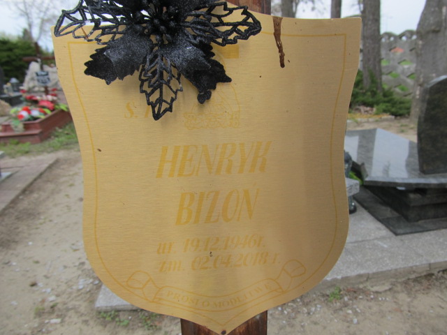 Henryk Bizoń 1946 Malbork - Grobonet - Wyszukiwarka osób pochowanych